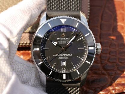 AAA Replica Breitling Superocean Heritage II AB2010121B1S1 GF Factory Black Strap Mens Watch