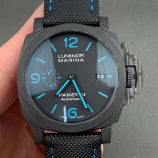AAA Replica Panerai Luminor PAM01661 VS Factory Black Knit Strap Mens Watch