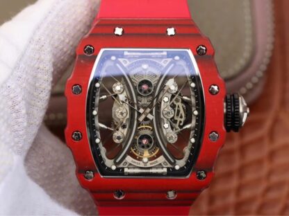 AAA Replica Richard Mille RM53-01 KV Factory Red Carbon Fiber Case Mens Watch