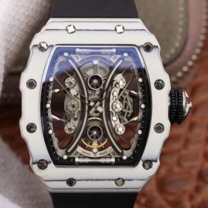 AAA Replica Richard Mille Pablo Mac Donough RM53-01 Swiss Swiss ETA imported mechanical movement black strap Mens Watch