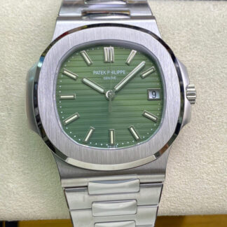 AAA Replica Patek Philippe Nautilus 5711/1A PPF Factory Stainless Steel Green Dial Mens Watch
