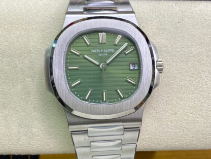 AAA Replica Patek Philippe Nautilus 5711/1A PPF Factory Stainless Steel Green Dial Mens Watch