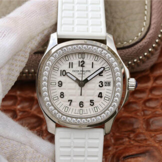 AAA Replica Patek Philippe Aquanaut 5067A-024 PPF Factory White Dial Ladies Watch