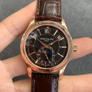 AAA Replica Patek Philippe Complications 5205R-010 GR Factory Rose Gold Case Mens Watch