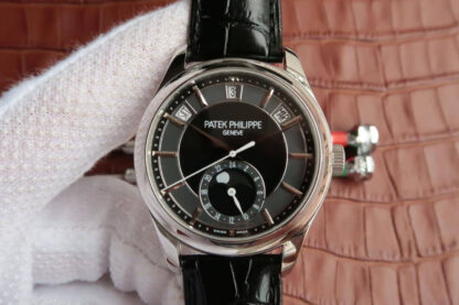 AAA Replica Patek Philippe Grand Complications 5205R-001 KM Factory Black Dial Mens Watch