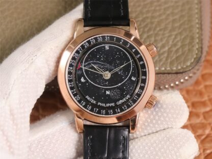 AAA Replica Patek Philippe Grand Complications 6102 TW Factory Rose Gold Starry Dial Mens Watch