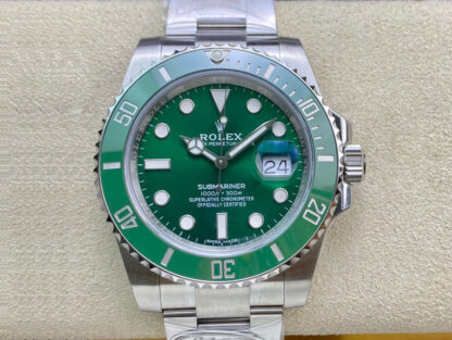 AAA Replica Rolex Submariner 116610LV-97200 Clean Factory V4 Stainless Steel Green Dial Mens Watch