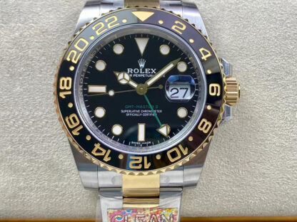 AAA Replica Rolex GMT Master II 116713-LN-78203 Clean Factory Stainless Steel Black Dial Mens Watch
