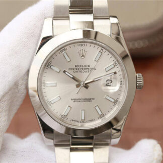 AAA Replica Rolex Datejust M126300-0005 EW Factory Stainless Steel White Dial Mens Watch