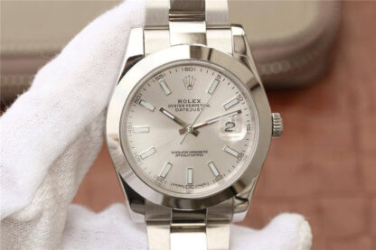 AAA Replica Rolex Datejust M126300-0005 EW Factory Stainless Steel White Dial Mens Watch