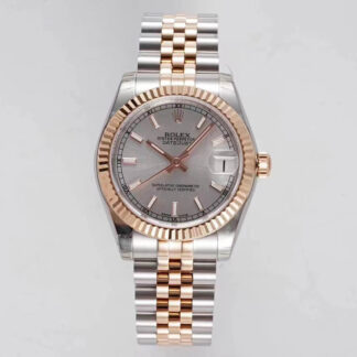 AAA Replica Rolex Datejust m278271 GS Factory Grey Dial Ladies Watch
