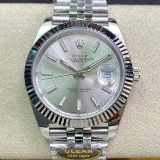 AAA Replica Rolex Datejust M126334-0004 Clean Factory Stainless Steel Silver Dial Mens Watch