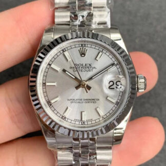 AAA Replica Rolex Datejust M278274-0012 GS Factory Stainless Steel Silver Dial Ladies Watch