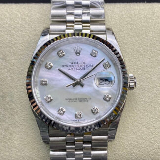 AAA Replica Rolex Datejust 178384-NG-63160 31MM EW Factory Mother-of-Diamond Dial Ladies Watch