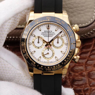 AAA Replica Rolex Daytona Cosmograph M116518ln-0041 JH Factory White Dial Mens Watch