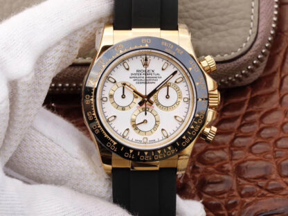 AAA Replica Rolex Daytona Cosmograph M116518ln-0041 JH Factory White Dial Mens Watch