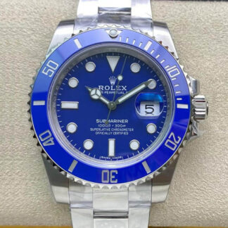 AAA Replica Rolex Submariner 116619LB-97209 VS Factory Stainless Steel Blue Dial Mens Watch