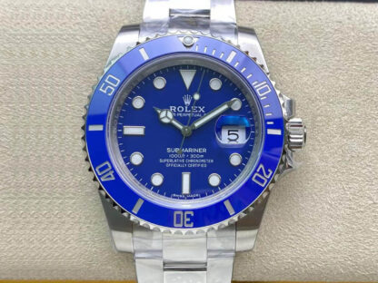 AAA Replica Rolex Submariner 116619LB-97209 VS Factory Stainless Steel Blue Dial Mens Watch