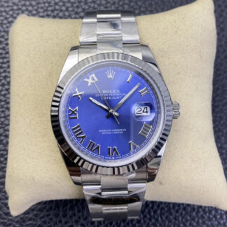 AAA Replica Rolex Datejust M126334-0025 Clean Factory Stainless Steel Blue Dial Mens Watch