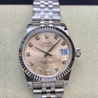 AAA Replica Rolex Datejust 31MM EW Factory Diamond Dial Ladies Watch