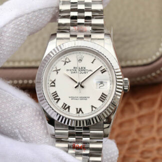 AAA Replica Rolex Datejust M126234-0025 GM Factory Stainless Steel White Dial Mens Watch