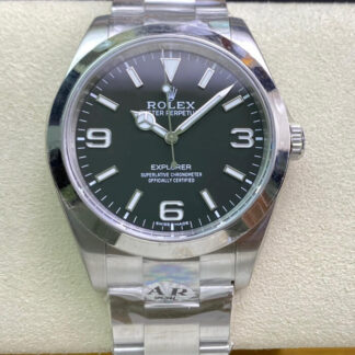 AAA Replica Rolex Explorer M214270-0003 39MM AR Factory Stainless Steel Black Dial Mens Watch