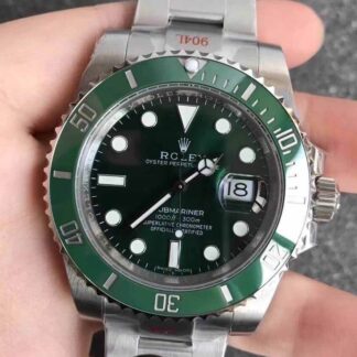 AAA Replica Rolex Submariner 116610LN Noob Factory V12 Stainless Steel Green Dial Mens Watch | aaareplicawatches.is
