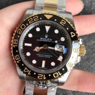 AAA Replica Rolex GMT Master II 116713-LN-78203 AR Factory Stainless Steel Black Dial Mens Watch | aaareplicawatches.is