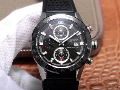 AAA Replica TAG Heuer Carrera CAR201Z.FT6046 XF Factory Black Bezel Mens Watch