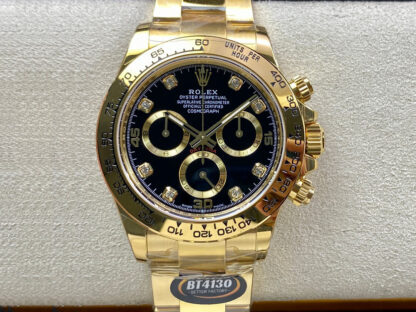 AAA Replica Rolex Daytona M116508-0016 BT Factory Black Dial Mens Watch