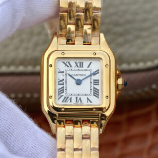 AAA Replica Panthere De Cartier WGPN0008 8848 Factory Yellow Gold Ladies Watch
