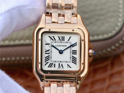 AAA Replica Panthere De Cartier WGPN0007 27MM 8848 Factory Rose Gold Ladies Watch