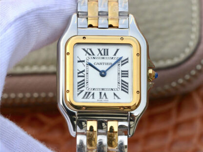 AAA Replica Panthere De Cartier W2PN0007 27MM 8848 Factory White Dial Ladies Watch