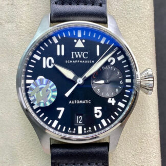 AAA Replica IWC Pilot 46MM ZF Factory Stainless Steel Black Dial Mens Watch