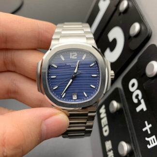 AAA Replica Patek Philippe Nautilus 7118/1A-001 3K Factory Blue Dial Ladies Watch