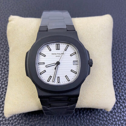 AAA Replica Patek Philippe Nautilus PPF Factory V4 DCL Version White Dial Mens Watch