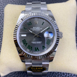 AAA Replica Rolex Datejust M126334-0021 Clean Factory Grey Dial Mens Watch