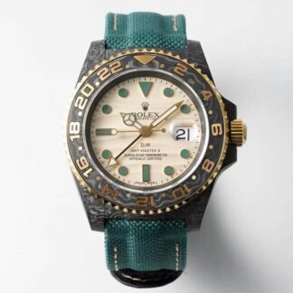 AAA Replica Rolex GMT-MASTER II Diw Green Fabric Strap Mens Watch
