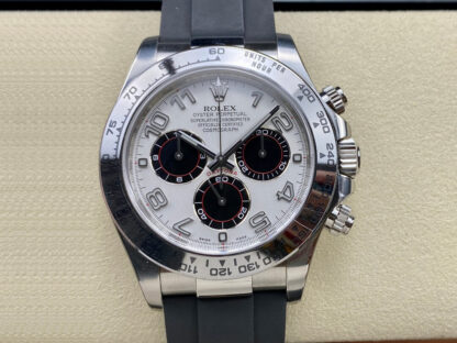 AAA Replica Rolex Cosmograph Daytona 116519 Clean Factory Silvery White Dial Mens Watch