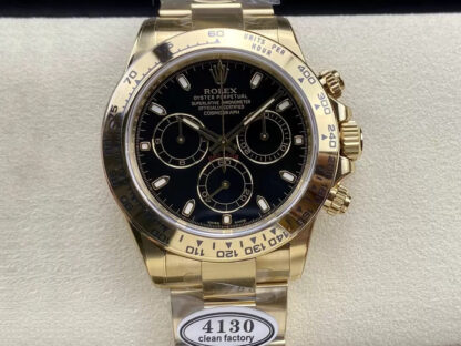 AAA Replica Rolex Cosmograph Daytona M116508-0004 Clean Factory Black Dial Mens Watch | aaareplicawatches.is