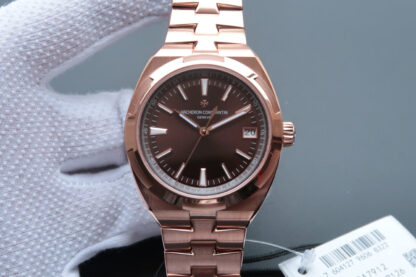 AAA Replica Vacheron Constantin Overseas 4500V 8F Factory Rose Gold Mens Watch