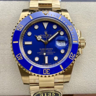 AAA Replica Rolex Submariner M116618LB-0003 Clean Factory Blue Dial Mens Watch