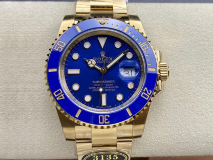 AAA Replica Rolex Submariner M116618LB-0003 Clean Factory Blue Dial Mens Watch