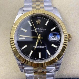 AAA Replica Rolex Datejust M126333-0014 VS Factory Black Dial Mens Watch | aaareplicawatches.is