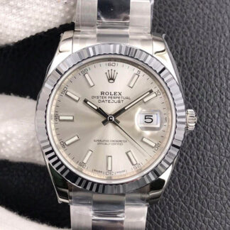 AAA Replica Rolex Datejust M126334-0003 VS Factory Silver Dial Mens Watch