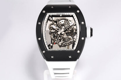 AAA Replica Richard Mille RM-055 BBR Factory Rubber Strap Mens Watch