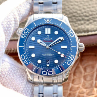 AAA Replica Omega Seamaster Diver 300M 210.30.42.20.03.001 VS Factory Blue Dial Mens Watch