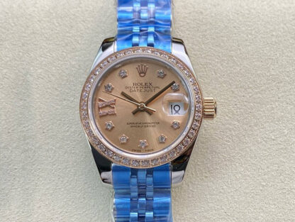 AAA Replica Rolex Datejust 28MM BP Factory Diamond Bezel Ladies Watch