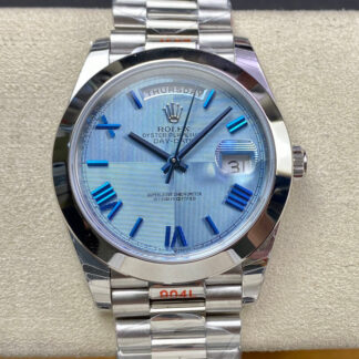AAA Replica Rolex Day Date M228206-0001 EW Factory Blue Dial Mens Watch