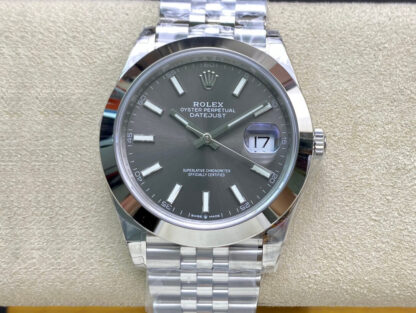 AAA Replica Rolex Datejust M126300-0008 VS Factory Gray Dial Mens Watch
